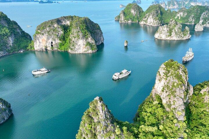 Hanoi : Paradiso nascosto della Baia di Bai Tu Long Crociera notturna dei cigni