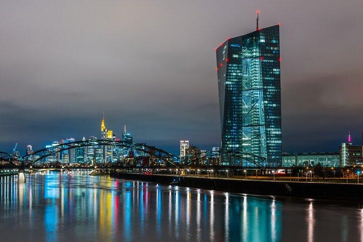 Privat efter mørket tur i Frankfurt