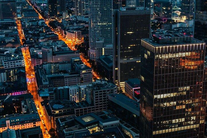 Privat efter mørket tur i Frankfurt