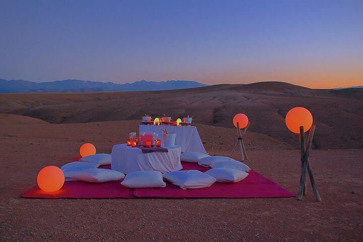 Agafay Desert with Camel Ride and Fireshow from Marrakech