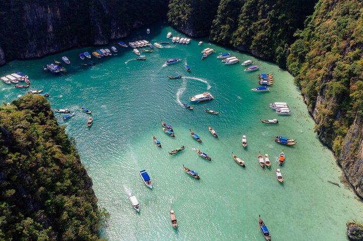 Krabi Early bat Maya Bay Phi Phi + 4 Islands par Speedboat