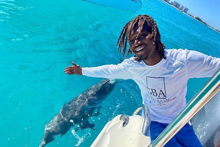 Groupe Catamaran 4 heures tour récif corallien amusant Iguane île aventure!