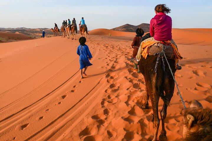 From Marrakesh : 5 Days Tour to Chefchaouen and Merzouga Desert