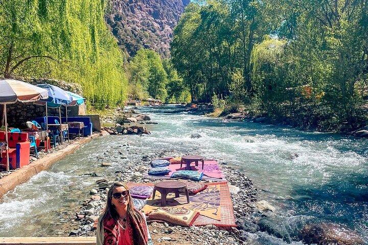 Marrakech: Atlas Mountains, Ourika Valley, Waterfall com almoço
