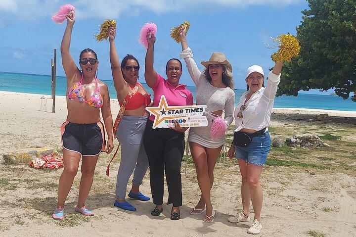 St. John's,Antigua Reiten & Bareback Schwimmen & Fort Beach