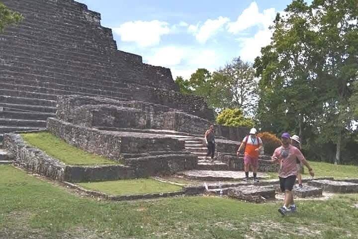 Costa Maya Chacchoben ruiner och fruktmarknaden