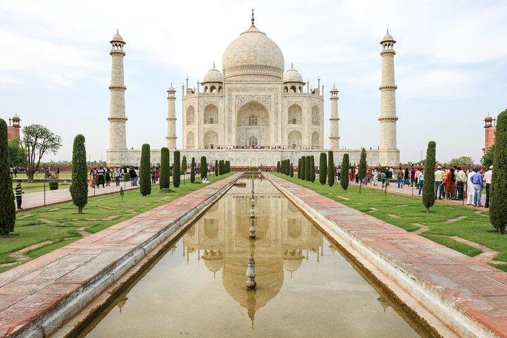 Private Tour Taj Mahal mit Food Tasting und Shopping