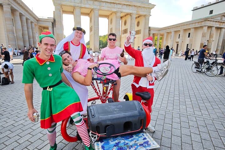 Beer Bike & Party Bike Highlights Berlin City Tour including pick-up