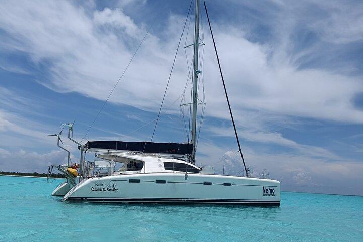 Premium Private Catamaran Sail, Snorkel & "El Cielo" Charter