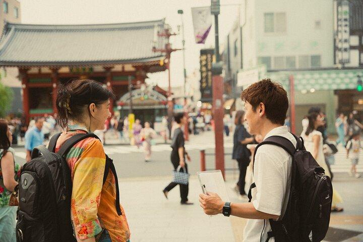 Tour guidato di Asakusa e Sensoji a Tokyo (90min)