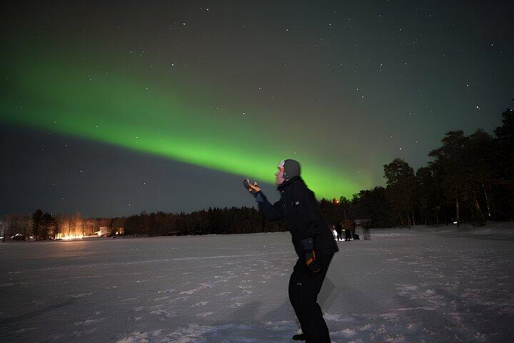 Rovaniemi : De echte privé noorderlichtjacht