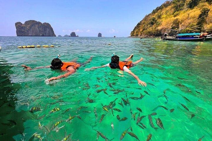 Krabi: 4 Island Day tour por Longtail Boat com almoço