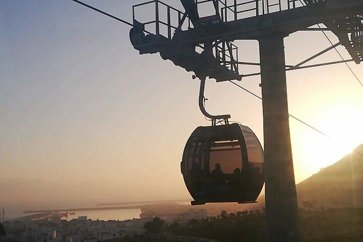 Soirée Couleurs Sunset Cable Car tour et Big Market Souk Agadir