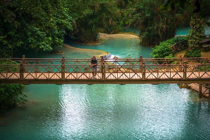 Luang Prabang Mountain Trek to Kuang Si Waterfall with Lunch