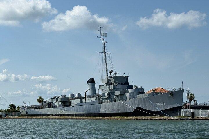 Galveston Historische Hafenrundfahrt mit Delfinen