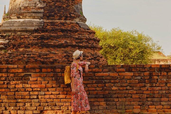 De Banguecoque : Ayutthaya Ruins Day Trip & Sunset Boat Cruise