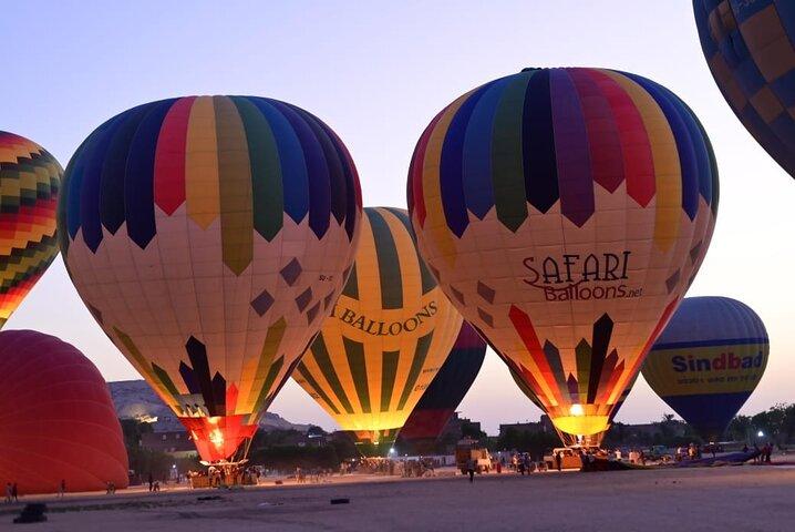 Privat Luxor Tour från Hurghada med Sunrise Hot Air Balloon