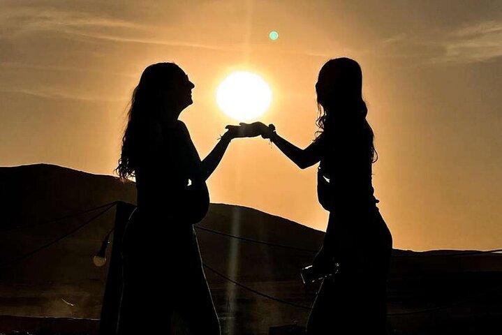 Marrakech: Romantic dinner in Agafay, camel ride and fire show
