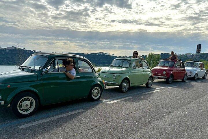 Rom Private Fiat 500 Tour : Highlights der Stadt und lokale Verkostung