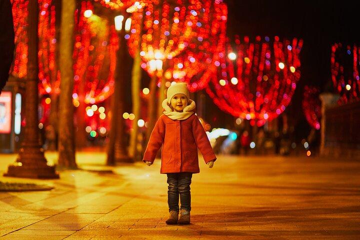 Paris Weihnachtsbeleuchtung und Märkte Familientour
