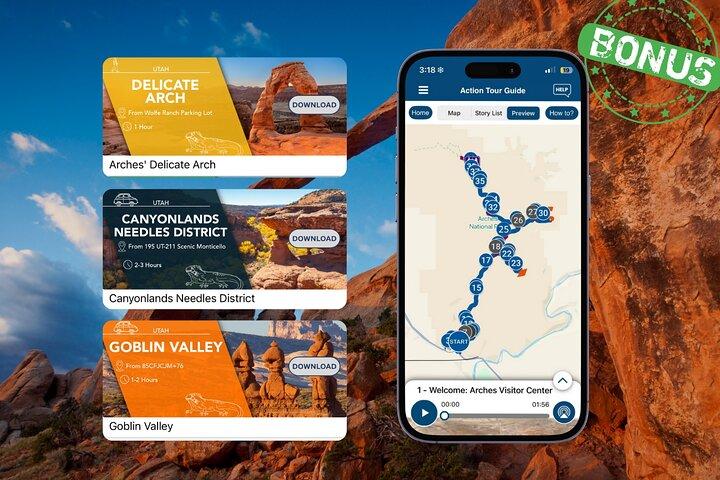 Arches and Canyonlands NP Auto-Guided Driving Audio Bundle Tour