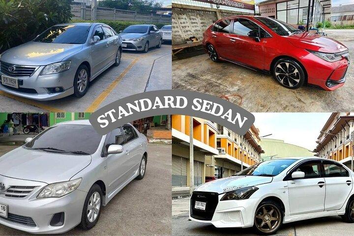 Privat afgangstransfer: Bangkok Hotel til BKK/DMK lufthavn