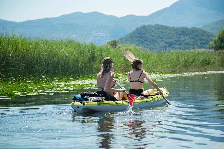 Skadar Lake Individual Kayak Canali nascosti e nuoto