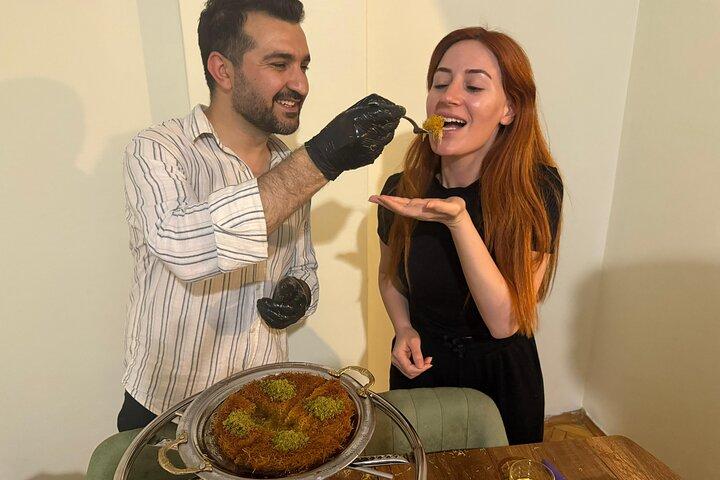 Turkish Sweet Cheese Pastry Künefe Workshop at a Local Home