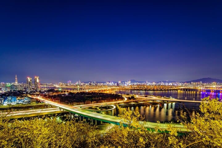 Seoul City Night View and Foodie Walking Tour
