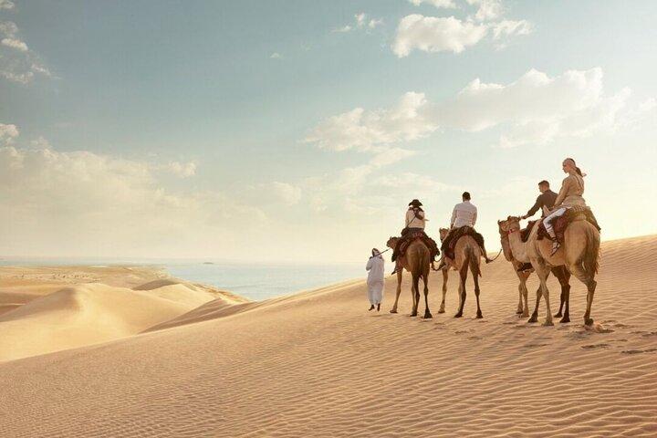 Desert Safari, Dune Bashing, Sandboarding & Inland Sea besøg 4 timer