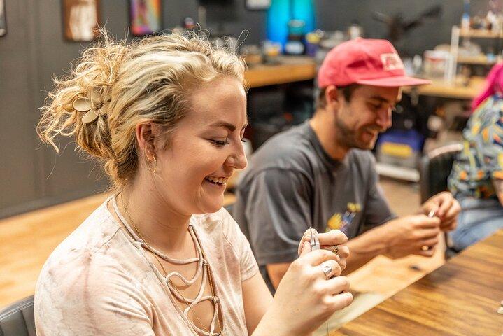 Wire Wrap Pendant Jewelry Workshop In Denver