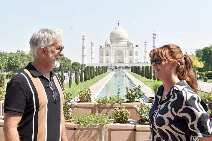 Excursión privada al Taj Mahal con centro de conservación y cuidado de elefantes
