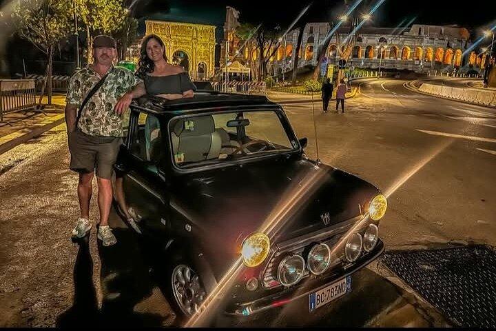 NACHTTOCHT DENK GROOT, GA MINI! Rome in Mini Cooper Classic Cabrio