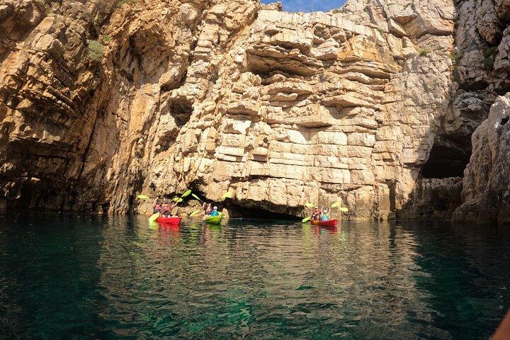 Pula Kayak Tour-Cliff hoppa, snorkla och gratis GoPro bilder