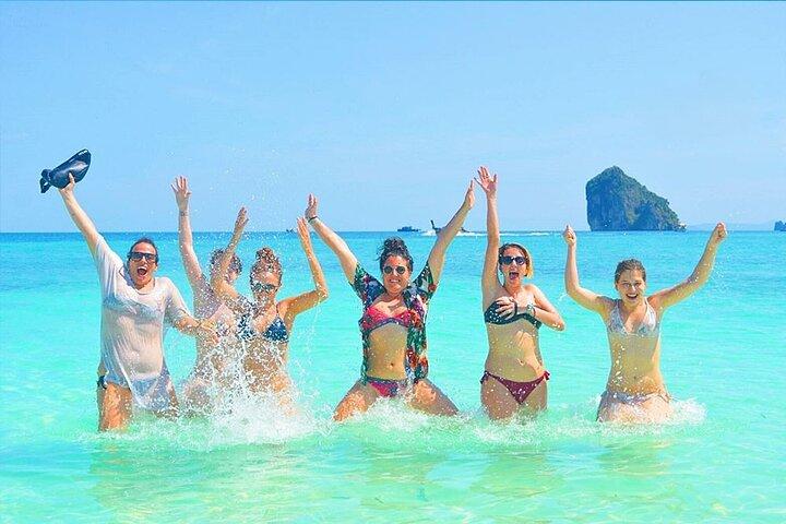 Krabi Phi Phi Early Bird och 4 öar Motorbåtstur