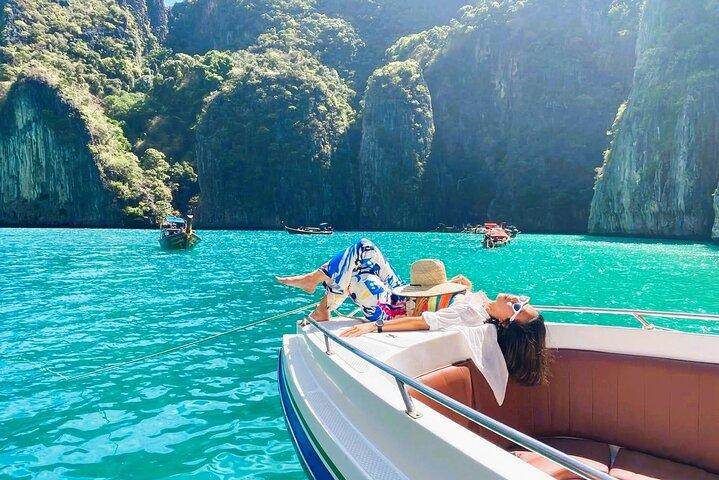 Krabi Phi Phi Early Bird och 4 öar Motorbåtstur