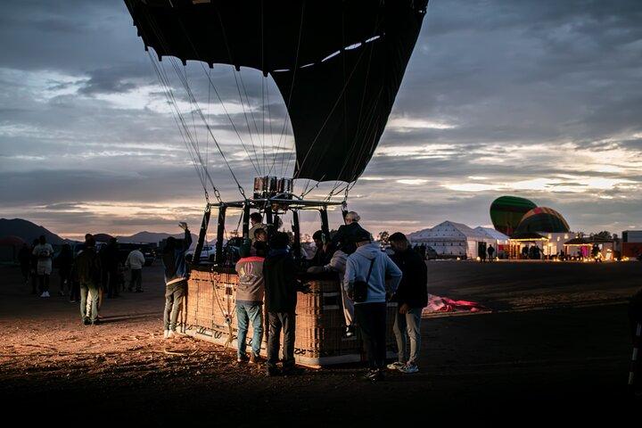 Marrakech Pakke Hot Air Balloon Ride og Agafay Dinner Show