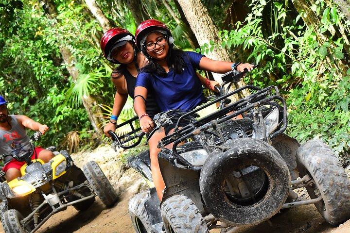 ATV Shared Zipline Cenote Adventure Kingdom ab Cancun
