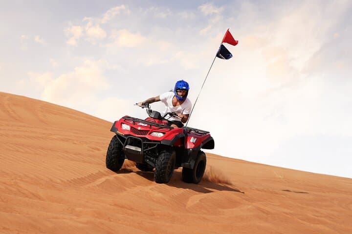 Dubai Desert Safari - Camel Ride, Sandboarding & Quad Bike