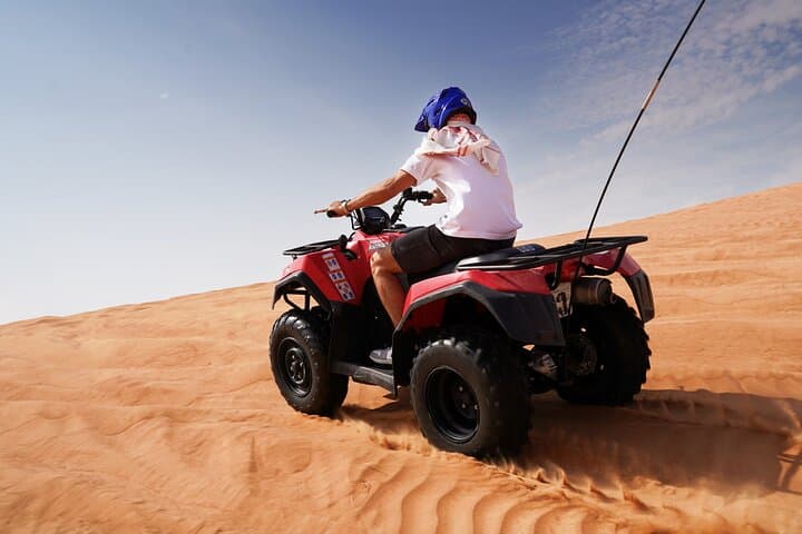 Dubai Desert Safari - Camel Ride, Sandboarding & Quad Bike