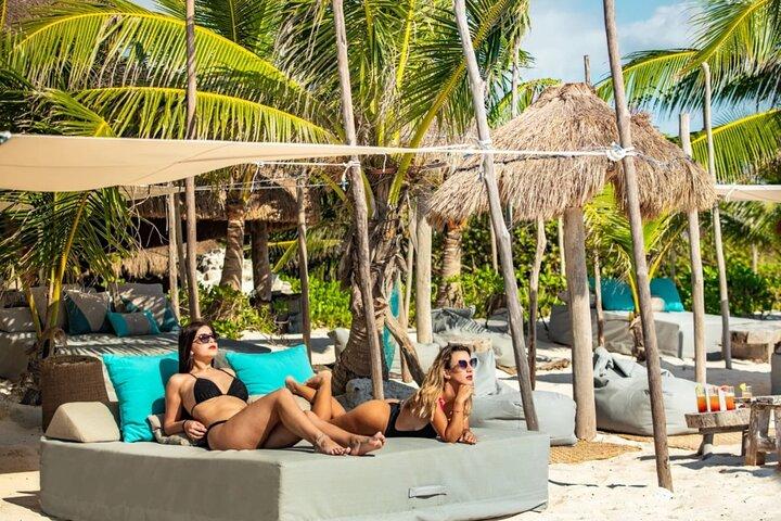Tulum Turtle Snorkling och Beach Day Tour
