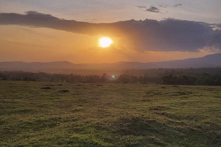 Zonsondergang Tour in Arusha met een schilderachtig uitzicht op de bergen