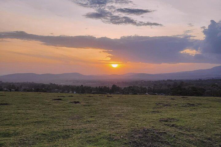 Zonsondergang Tour in Arusha met een schilderachtig uitzicht op de bergen