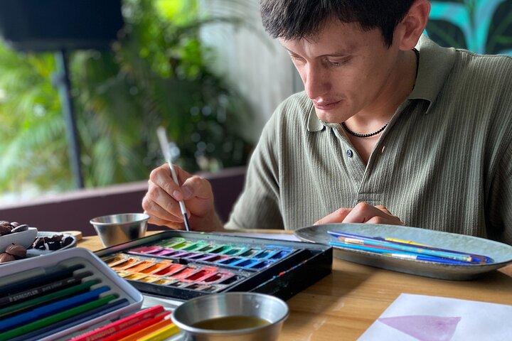 Experiência de chocolate e aquarela em Puerto Viejo