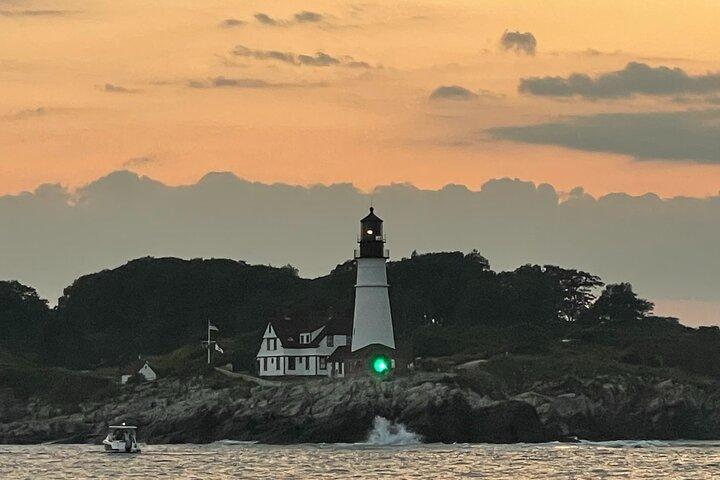 Privat Portland Sunset Motorbåt kryssning i Casco Bay