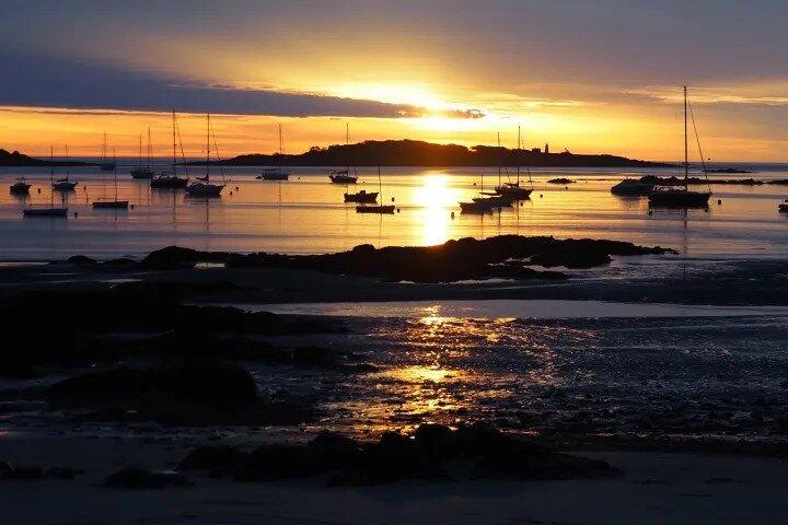 Privat Portland Sunset Motorbåt kryssning i Casco Bay