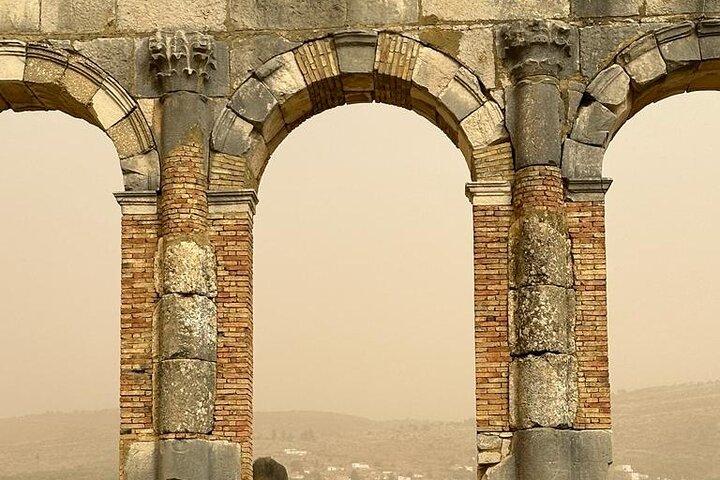 Volubilis, Moulay Idriss Zarhoun und Meknes Autotour ab Fes