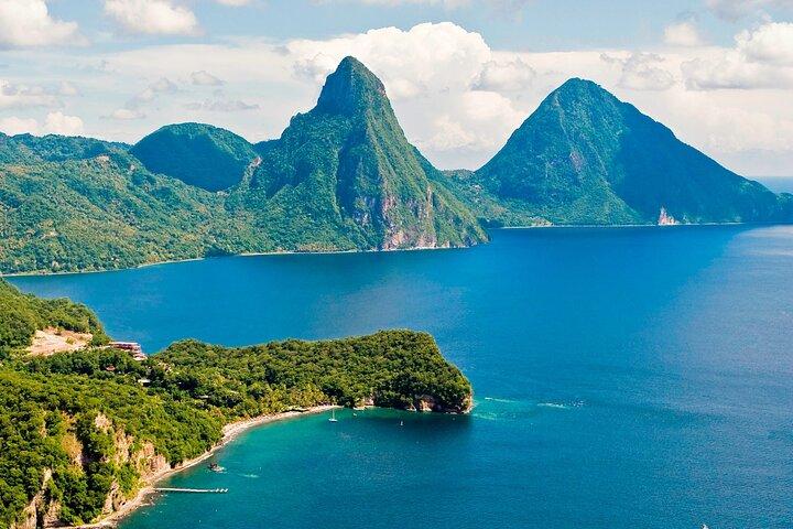 Privé boottocht over land en zee naar Soufriere