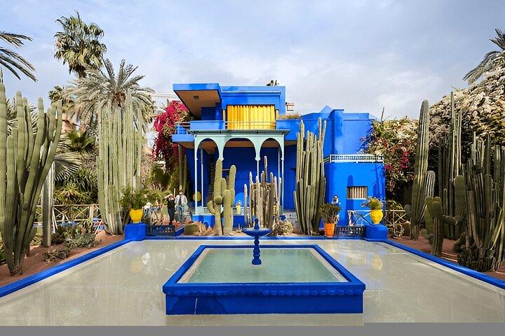 Majorelle Garden e Bahia Palace e Medina Tour com Bilhetes