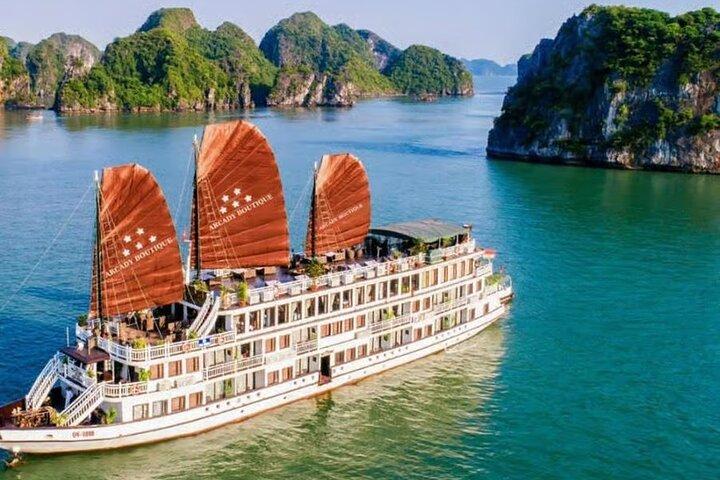 Hanoi : 2D1N Ha Long Bay Luxus Flucht auf Arcady Boutique Kreuzfahrt